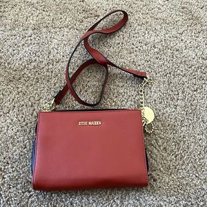 Burnt orange Steve Madden cross body bag